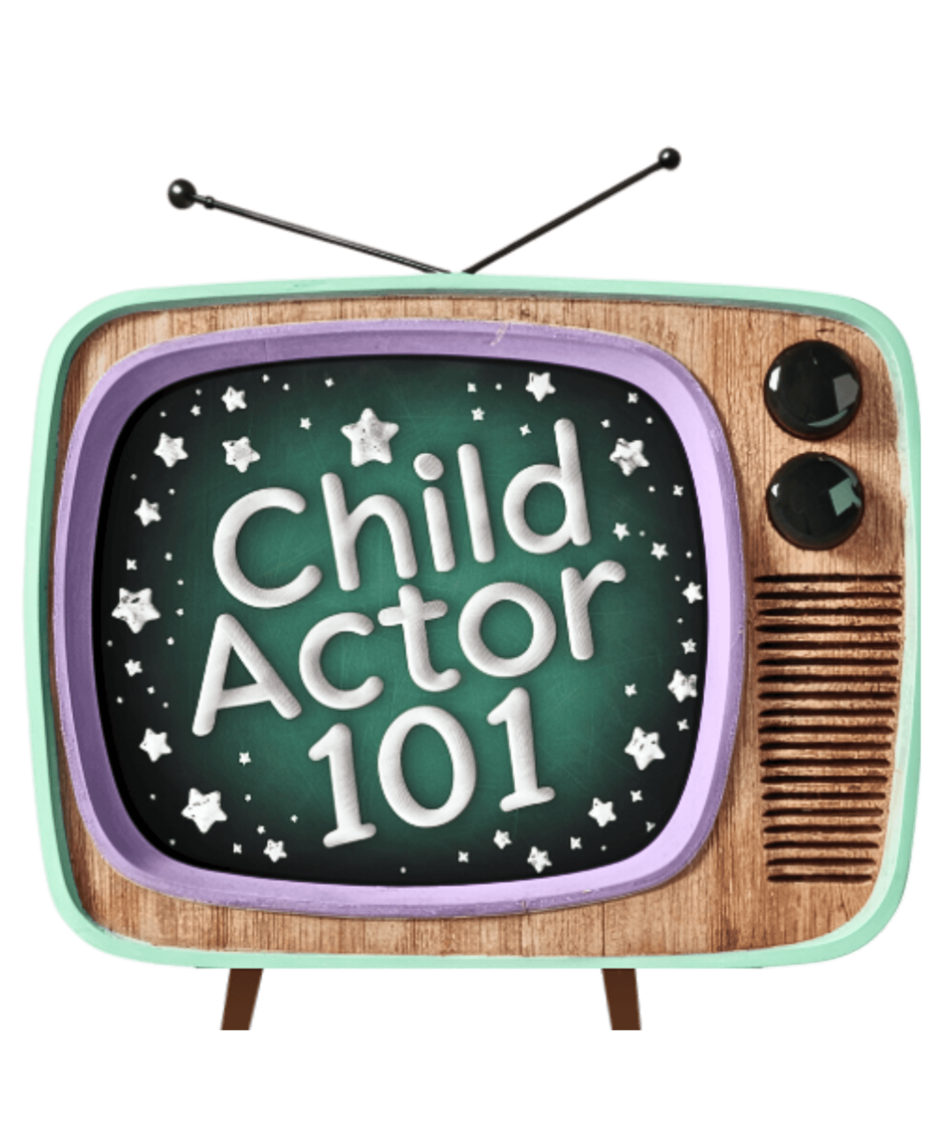 Child Actor 101 retro television logo